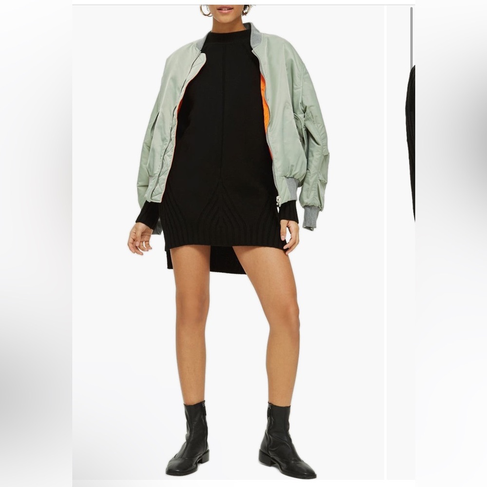 Topshop knit detail sweater dress size 6